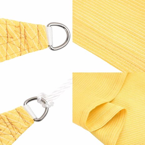 Zonnezeil 160 g/m² 2,5x3 m HDPE beige 7