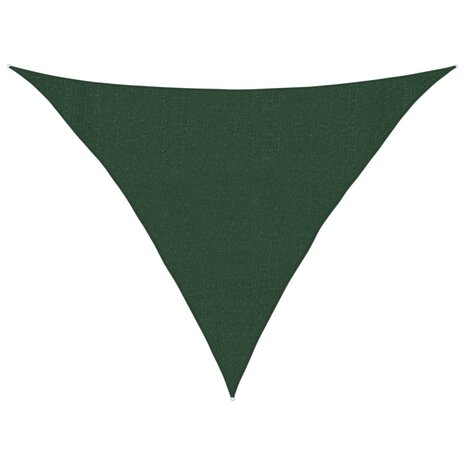 Zonnezeil 160 g/m² 3x3x4,2 m HDPE donkergroen 2