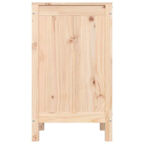 Wasmand 44x44x76 cm massief grenenhout 6