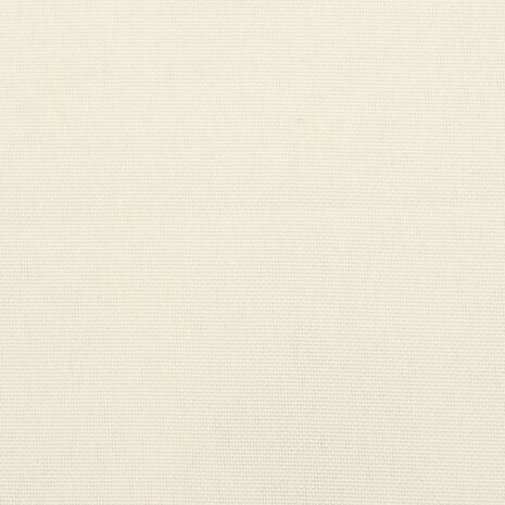 Stoelkussens 2 st 40x40x7 cm stof crèmewit 8