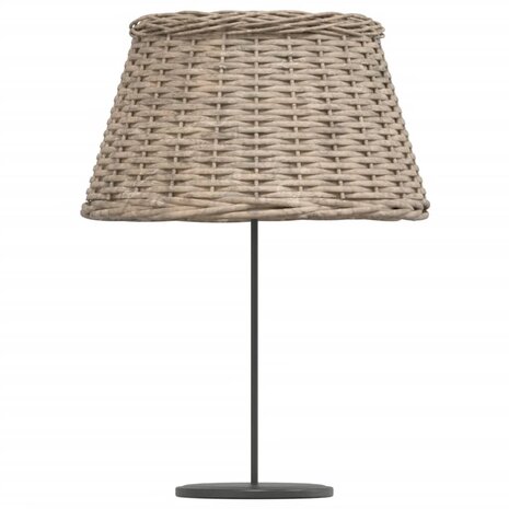 Lampenkap Ø50x30 cm wicker bruin 4