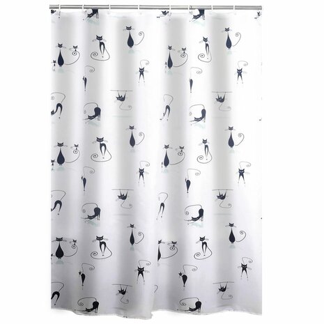 RIDDER Douchegordijn Textile katten 1