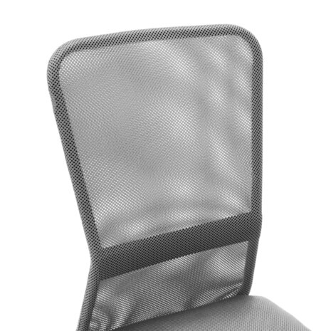 Kantoorstoel 44x52x100 cm mesh stof grijs 5