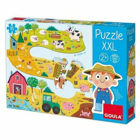 Baby Boerderij Puzzel XXL Goula 53176 (17 pcs) 1