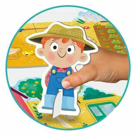 Baby Boerderij Puzzel XXL Goula 53176 (17 pcs) 4