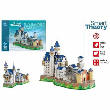 3D puzzel Colorbaby New Swan Castle 43,5 x 18,5 x 33 cm 95 Onderdelen 2