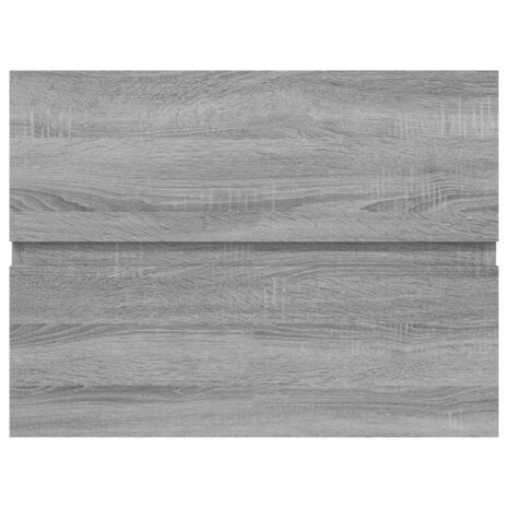 Wastafelkast 60x38,5x45 cm bewerkt hout grijs sonoma eikenkleur 3