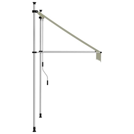 Luifel handmatig uittrekbaar 100 cm crème 3