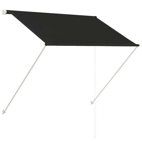 Luifel uittrekbaar 100x150 cm antraciet 2