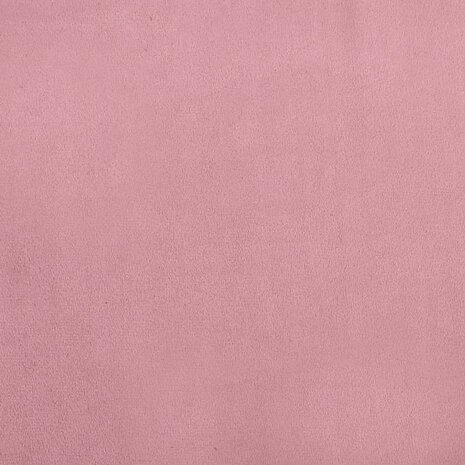Kinderbank 60x40x30 cm fluweel roze 6