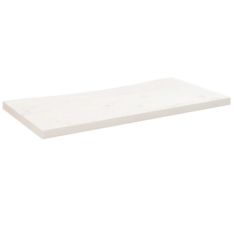 Bureaublad 80x40x2,5 cm massief grenenhout wit 2