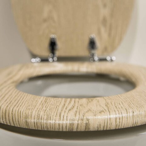 Tiger Soft-close toiletbril Scaffold MDF bruin 252022546 6