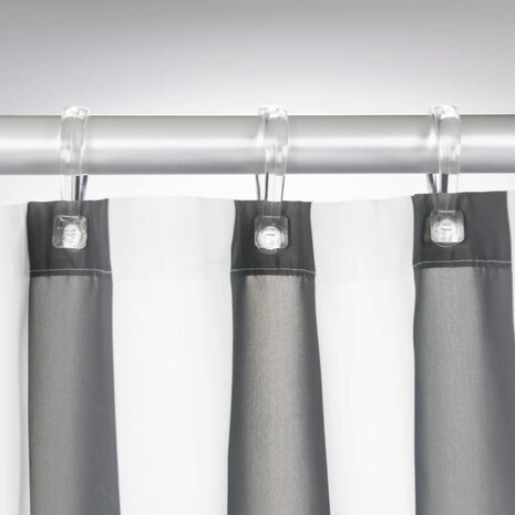 Sealskin douchegordijn Linje 180 cm grijs 233011314 3