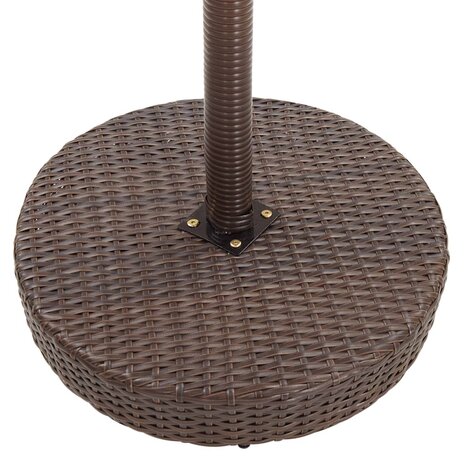 3-delige Tuinbarset met kussens poly rattan bruin 7