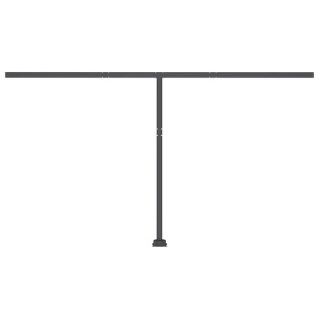 Luifel handmatig uittrekbaar met LED 450x300 cm crèmekleurig 9