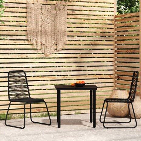 3-delige Tuinset zwart 1