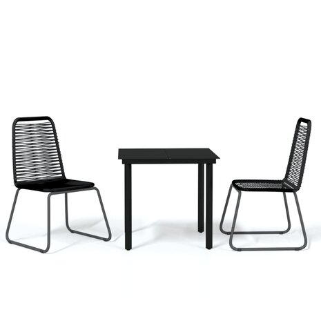 3-delige Tuinset zwart 2