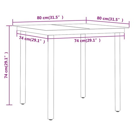 3-delige Tuinset zwart 8