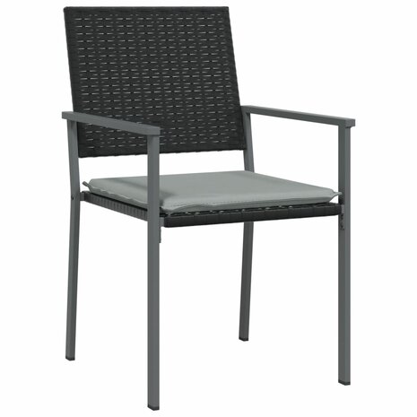3-delige Tuinset met kussens poly rattan en staal 5