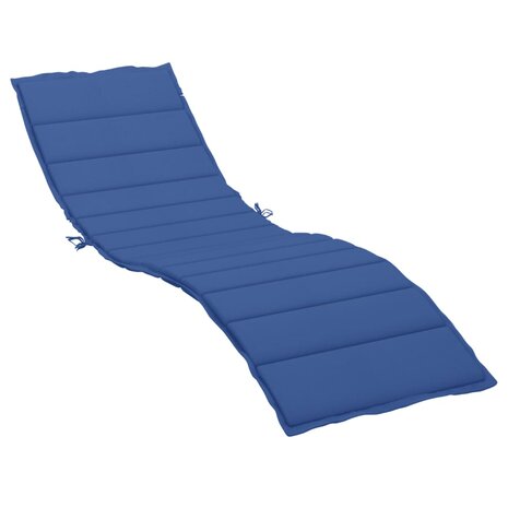 Ligbedkussen 200x60x3 cm oxford stof koningsblauw 2