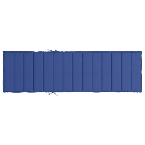 Ligbedkussen 200x60x3 cm oxford stof koningsblauw 5
