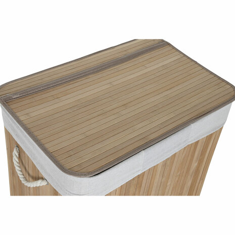 Wasmand Home ESPRIT Wit Natuurlijk Bamboe 140 L 60 x 40 x 60 cm 3