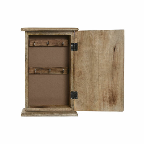Sleutelkastje Home ESPRIT Wit Natuurlijk 18 x 7,5 x 28 cm 3