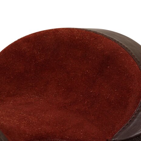 Western zadel, hoofdstel en borstriem 15" echt leer bruin 8