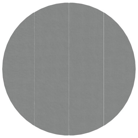 Zwembadgrondzeil Ø500 cm polyester geotextiel lichtgrijs 2