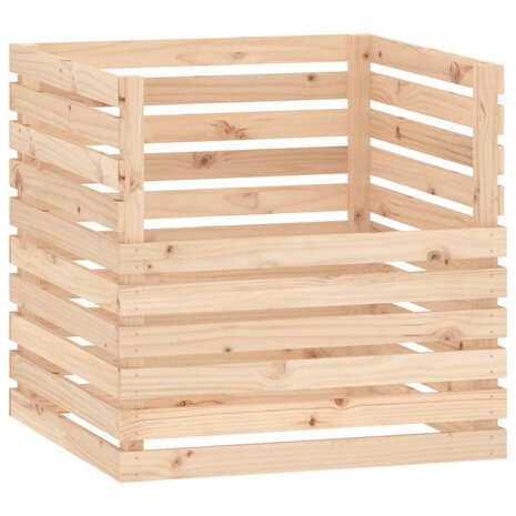 Compostbak 80x80x78 cm massief grenenhout 2