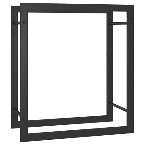 Haardhoutrek 50x28x56 cm staal matzwart 2