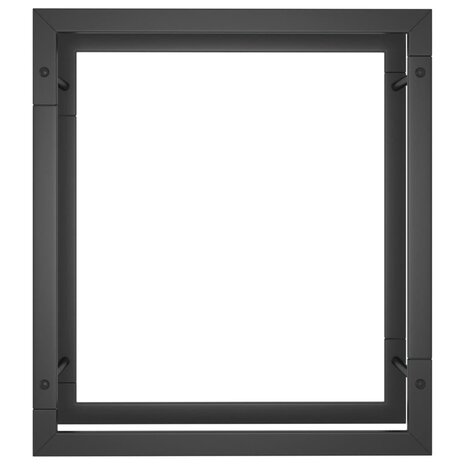 Haardhoutrek 50x28x56 cm staal matzwart 3
