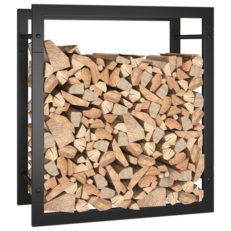 Haardhoutrek 50x28x56 cm staal matzwart 5