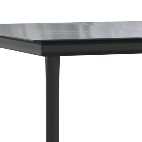 3-delige Tuinset met kussens poly rattan zwart en grijs 7