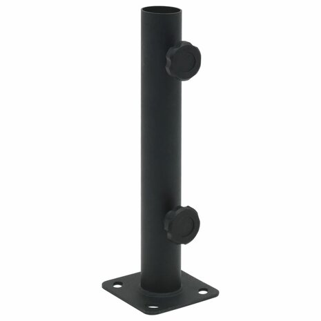 Parasolvoet voor Ø32/34/38 mm stok staal matzwart 1