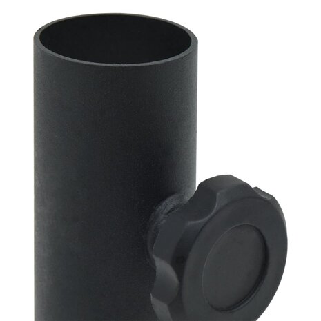 Parasolvoet voor Ø32/34/38 mm stok staal matzwart 5