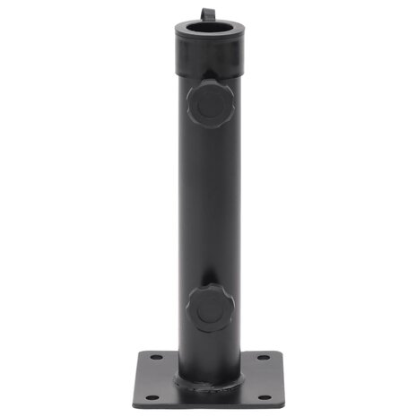 Parasolvoet voor Ø38/48 mm stok staal matzwart 3