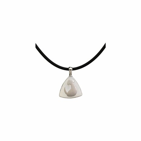 Dames hanger Pet Zen 15 X 16 MM Zilverkleurig 2