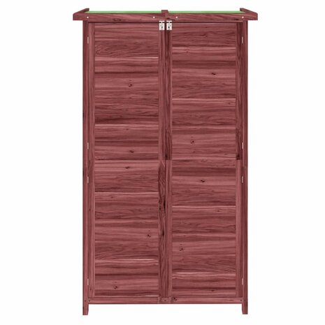 Tuinschuur 83x57x140 cm massief grenenhout mokkakleurig 4