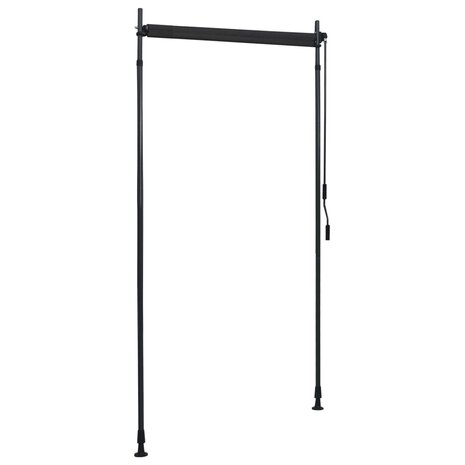 Rolgordijn voor buiten 100x270 cm antraciet  5