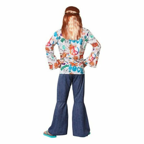 Kostuums voor Kinderen Hippie - Maat: 10-12 Jaar - Maat: 10-12 Jaar 3