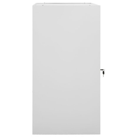 Zadelkast 53x53x105 cm staal lichtgrijs   3