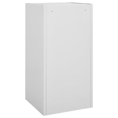 Zadelkast 53x53x105 cm staal lichtgrijs   4