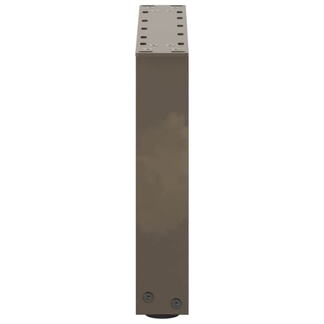 Salontafelpoten 2 st U-vormig 30x(30-31) cm staal naturel 6
