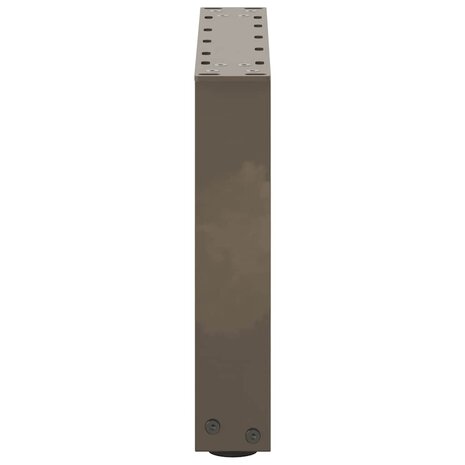 Salontafelpoten 2 st U-vormig 40x(30-31) cm staal naturel 6