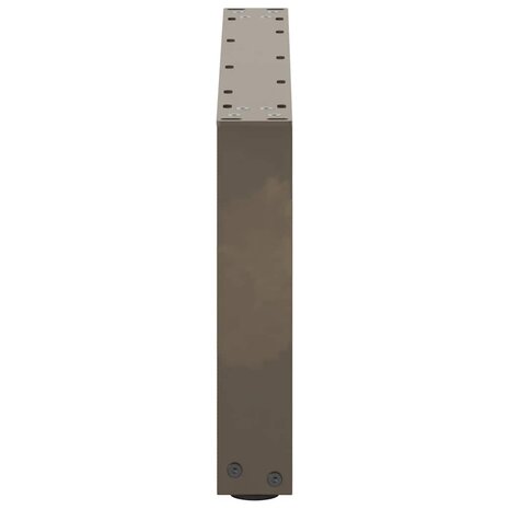 Salontafelpoten 2 st U-vormig 60x(30-31) cm staal naturel 6