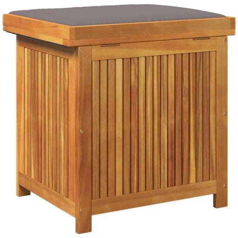 Kussenbox voor buiten 60x50x61 cm massief acaciahout 7