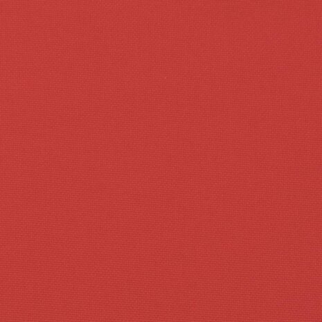 Bankkussens 4 st 60x60 cm stof rood 7