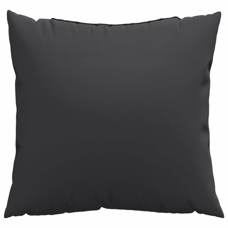 Bankkussens 4 st 60x60 cm stof zwart 3