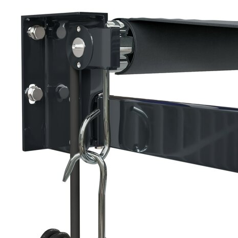 Luifel automatisch uitschuifbaar 4x3 m antracietkleurig 7
